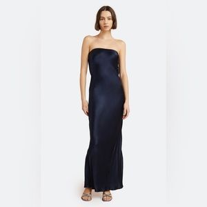 NWT Bec + Bridge Moondance Strapless Dress - INK, AUS 8